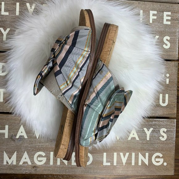 Sam Edelman Heidi Sandals flat size 10 bow front - Picture 5 of 5